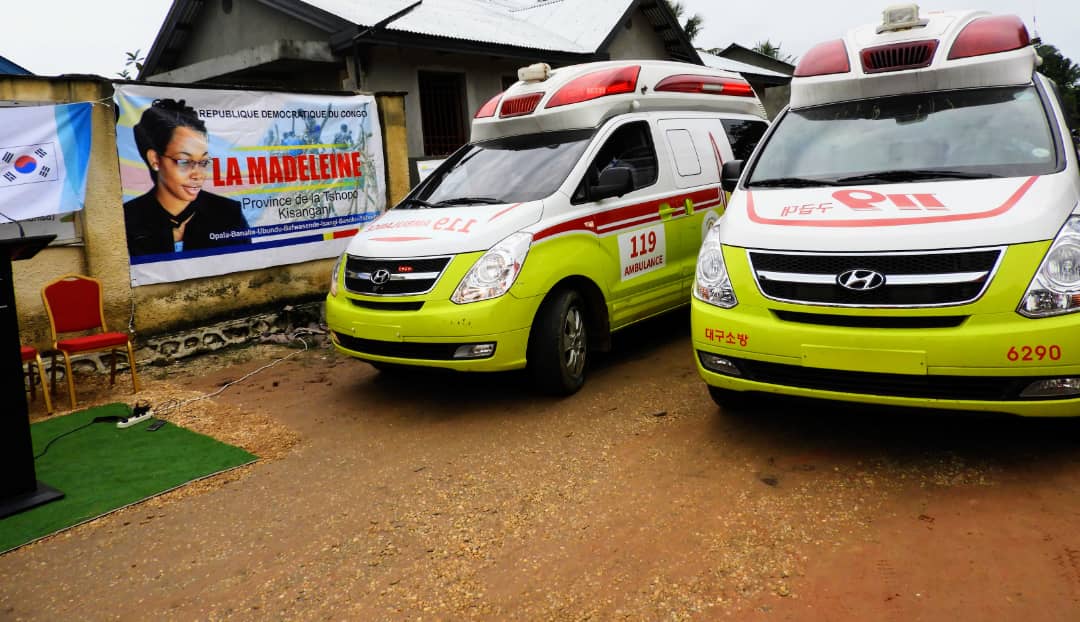 Tshopo-Santé/ Deux Ambulances médicalisées remises au centre hospitalier Shoukrani.