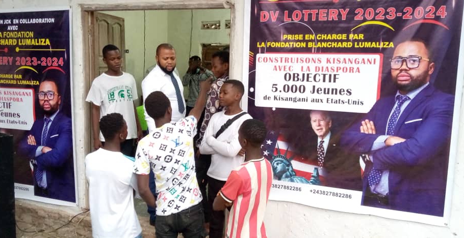 Kisangani : la Fondation Blanchard Lumaliza lance la campagne DV Lottery 2023-2024
